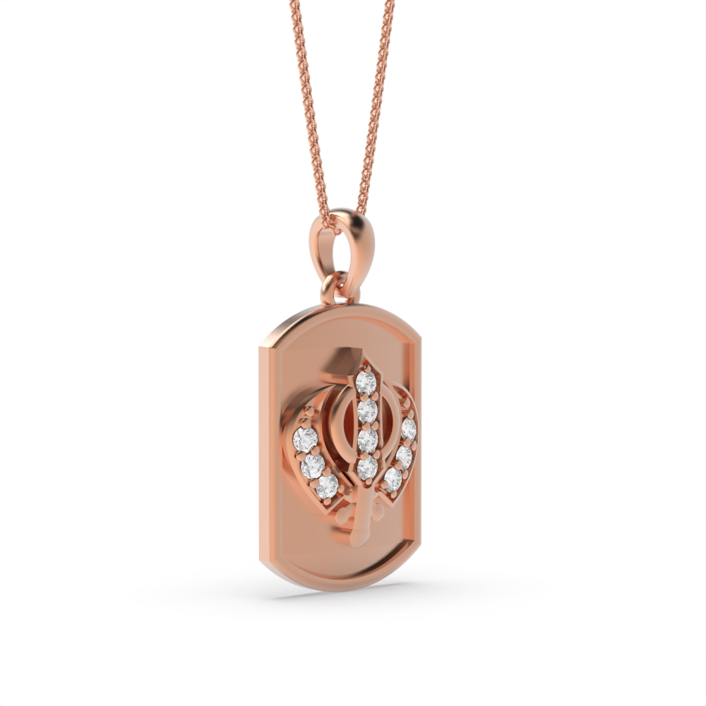 Rose Gold Religious pendants