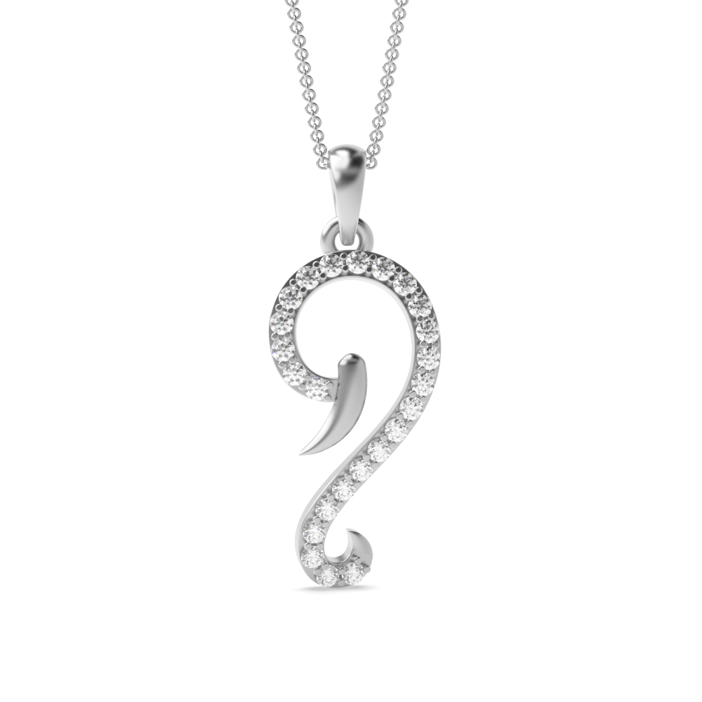 White Gold designer-pendants