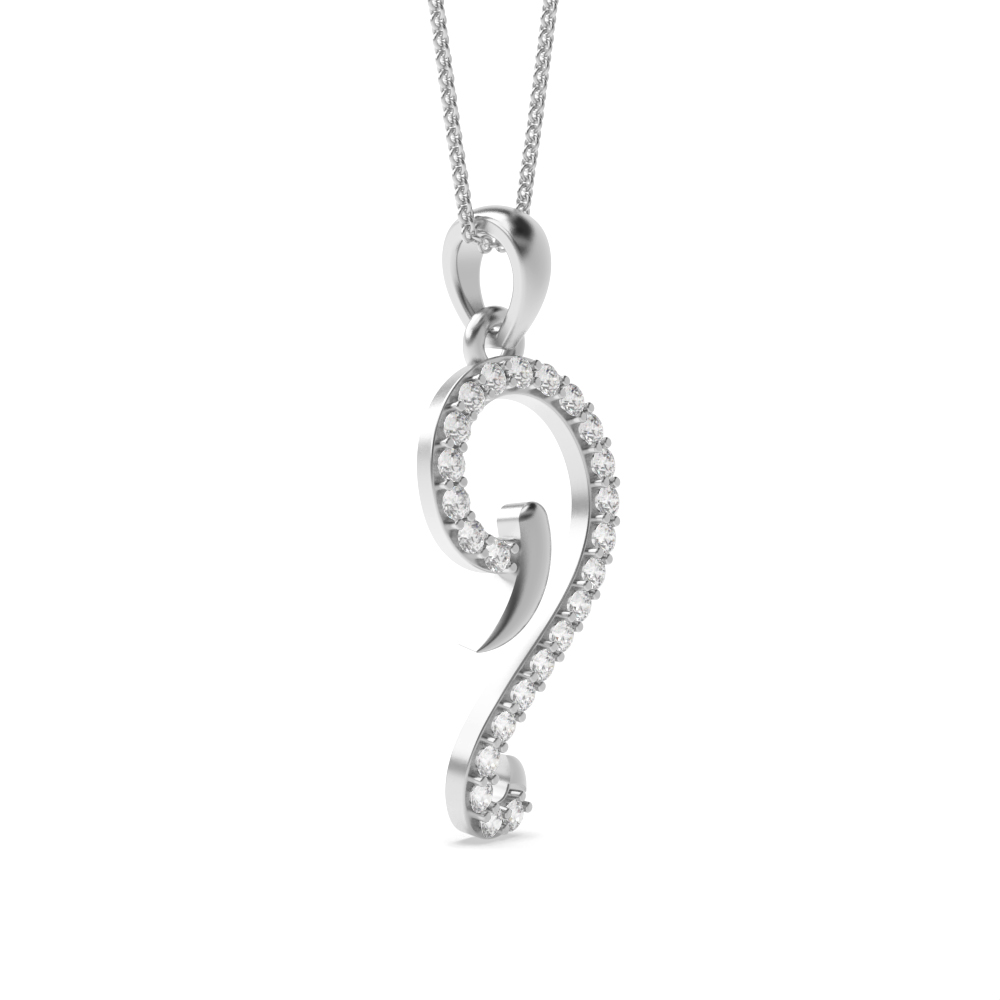 White Gold designer-pendants