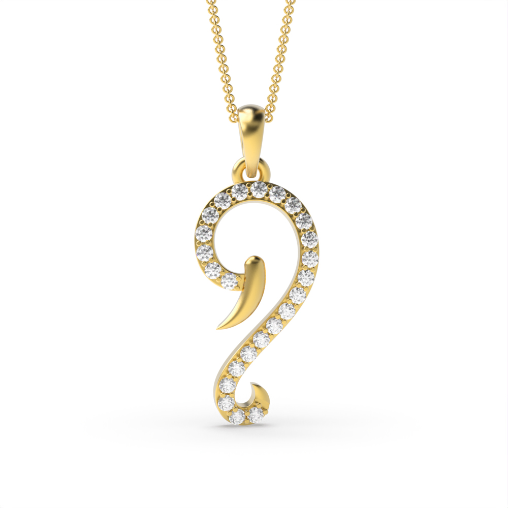 Yellow Gold designer-pendants