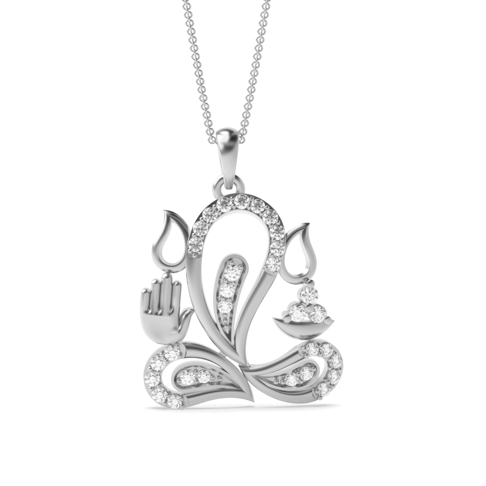 White Gold Religious pendants