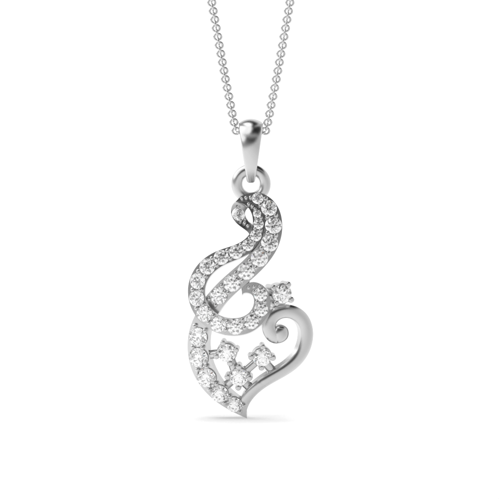 White Gold designer-pendants