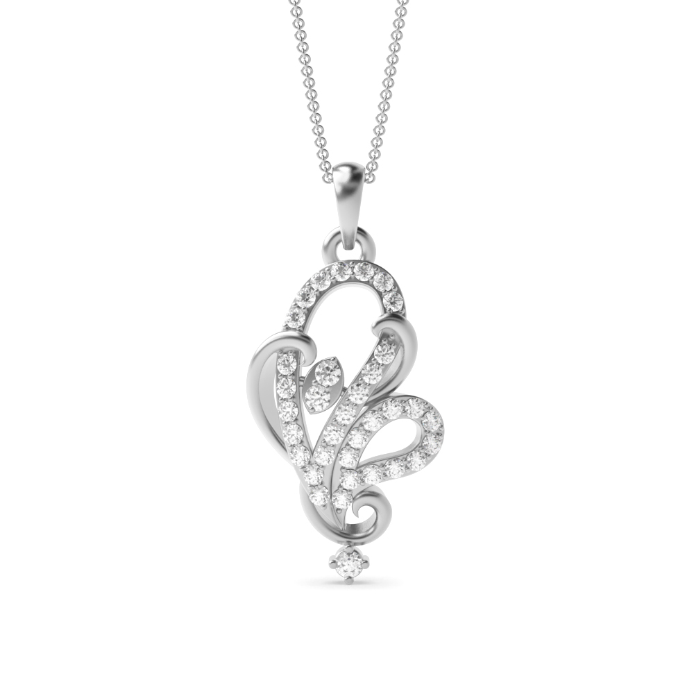 White Gold designer-pendants