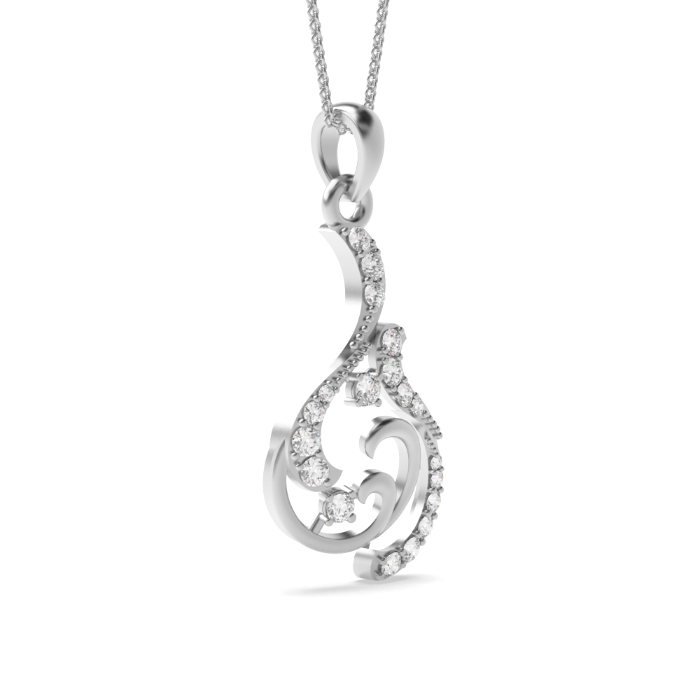 White Gold designer-pendants