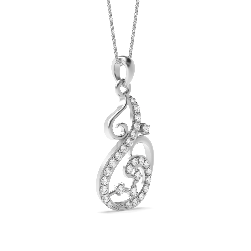 White Gold designer-pendants