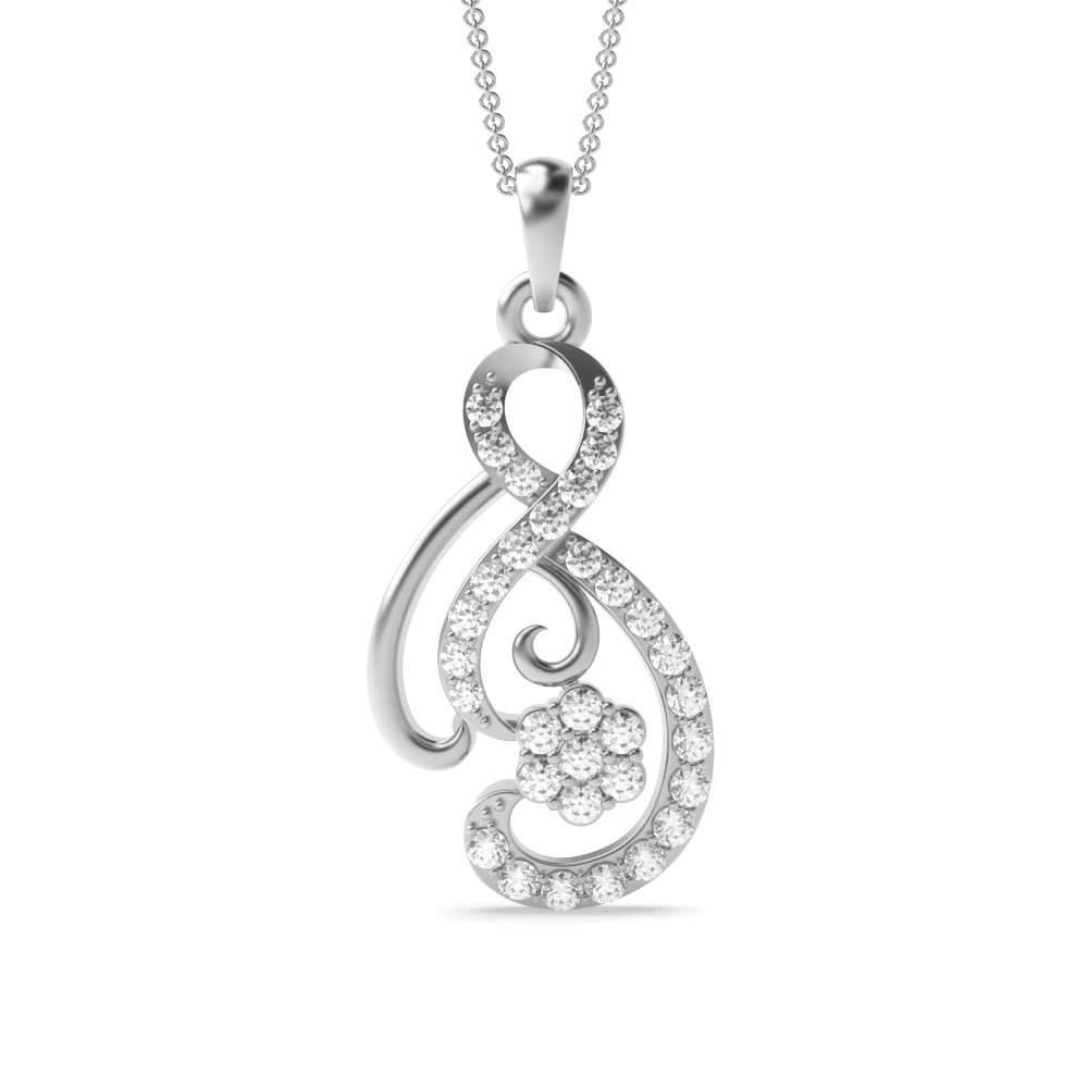 White Gold designer-pendants