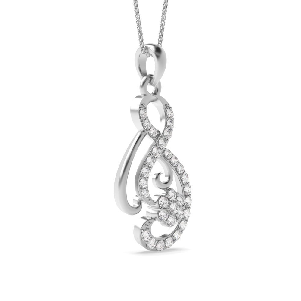 White Gold designer-pendants