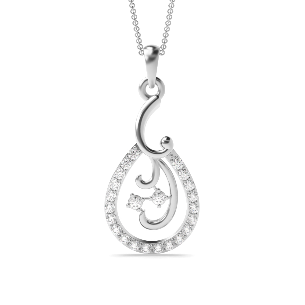White Gold designer-pendants