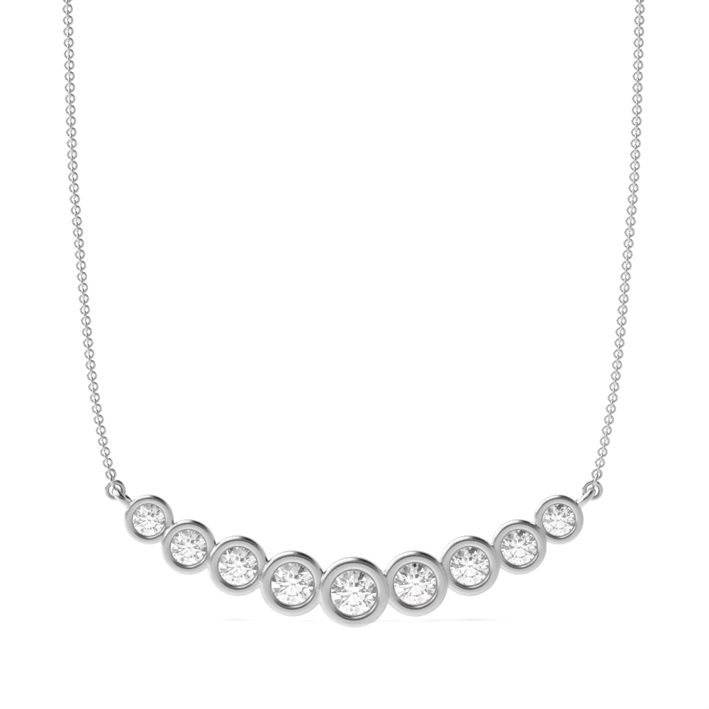 bezel setting round shaped beautiful designer pendant