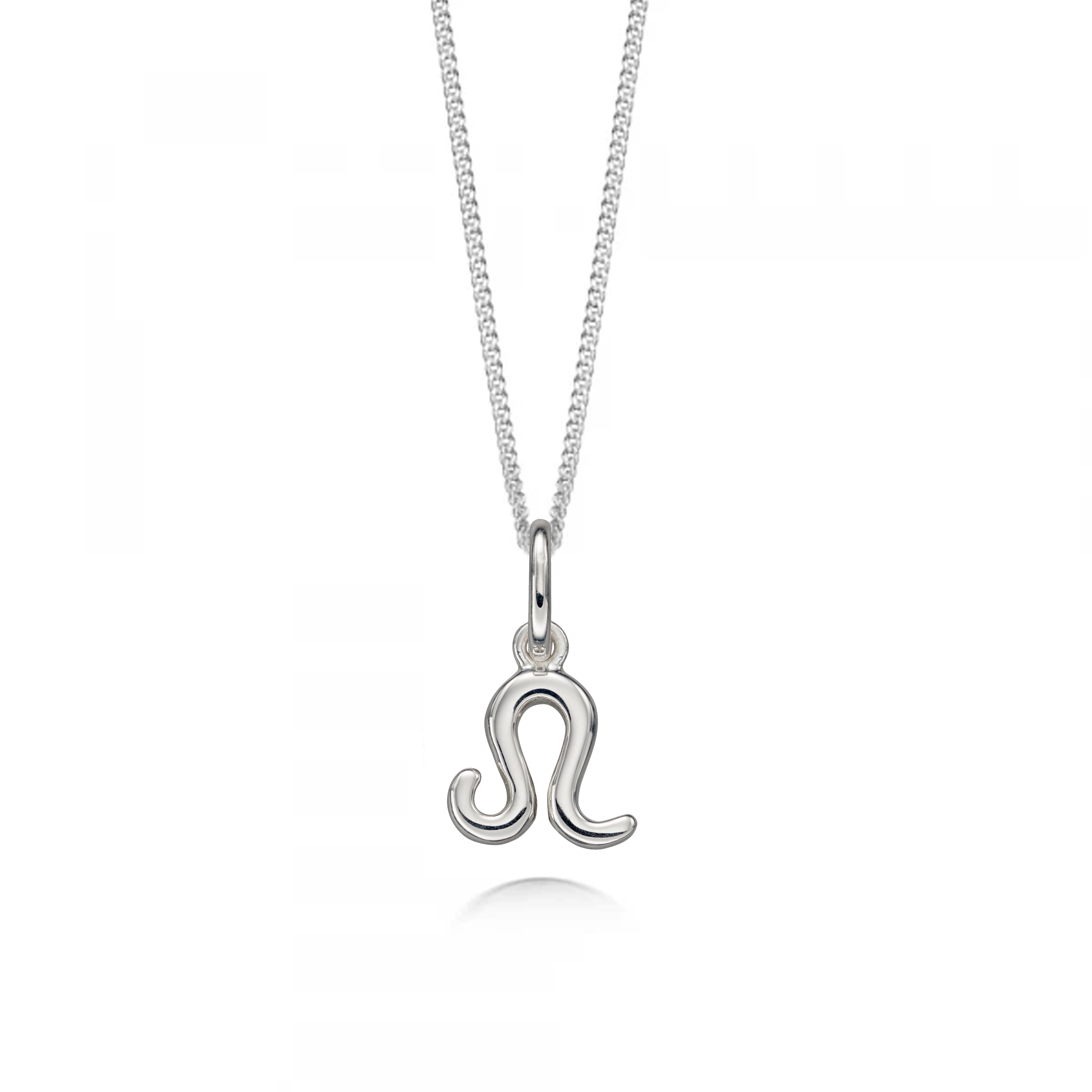 plain gold leo zodiack sign pendant