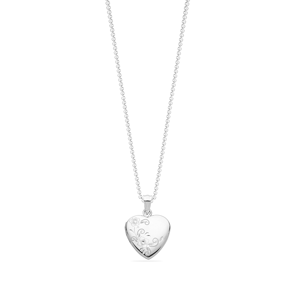 plain metal heart shape pendant