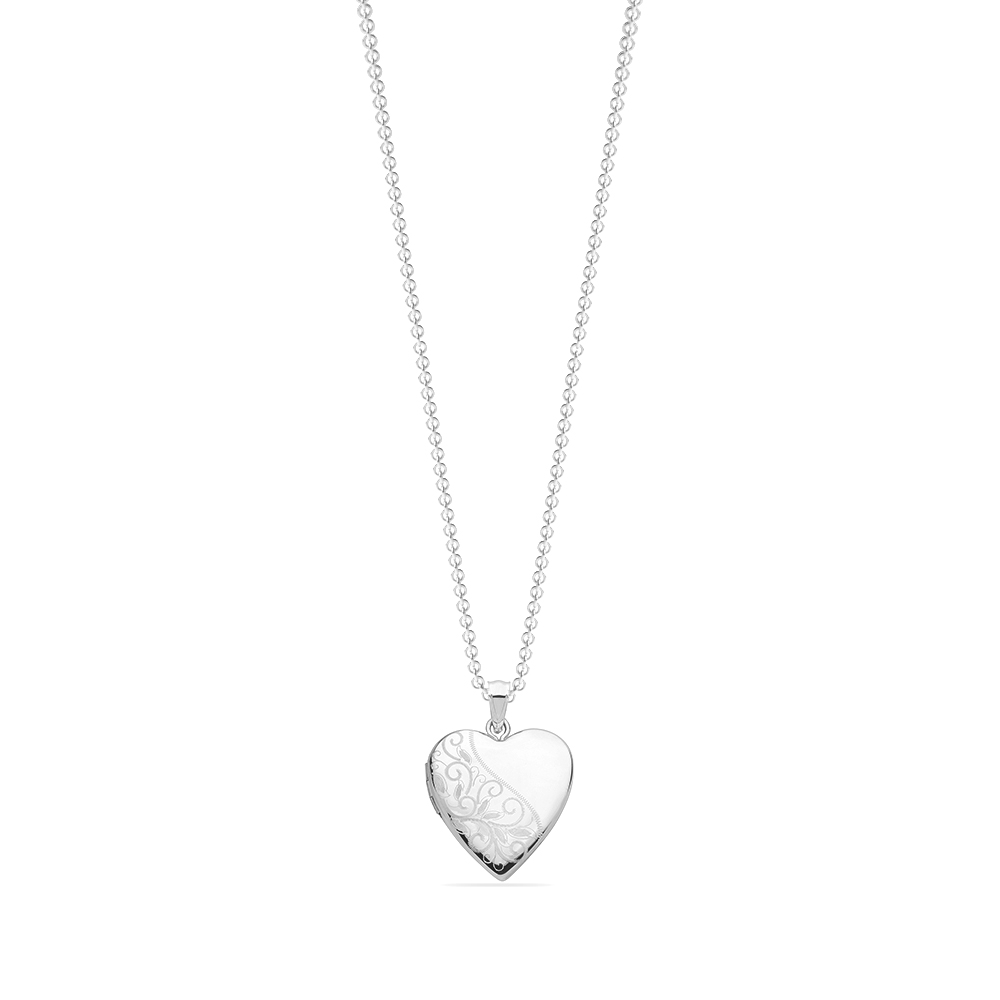 plain metal heart shape pendant