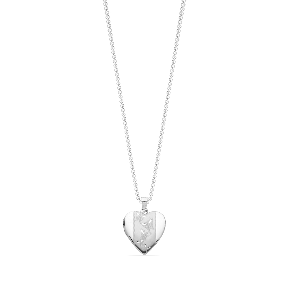 plain metal heart shape pendant