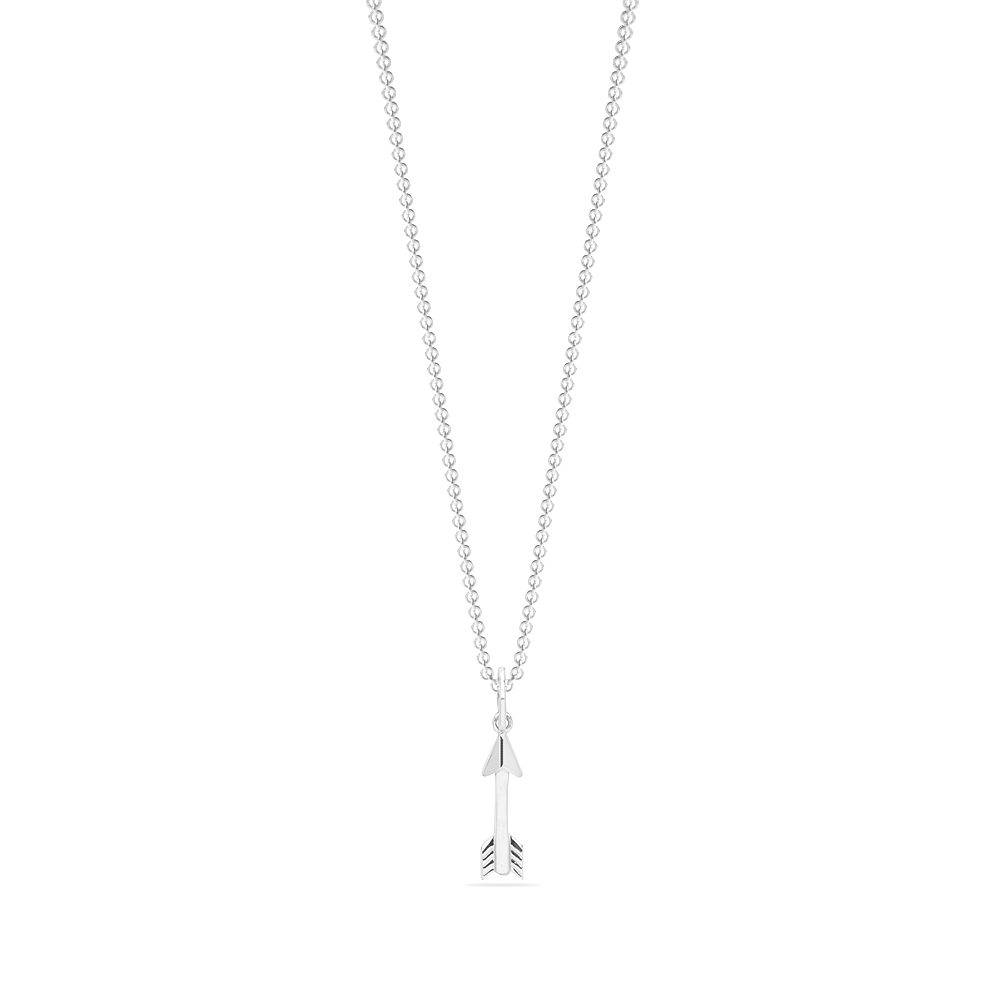 plain metal arrow shaped pendant