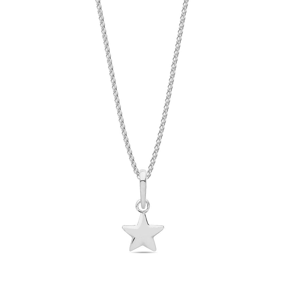 plain metal star shape pendant