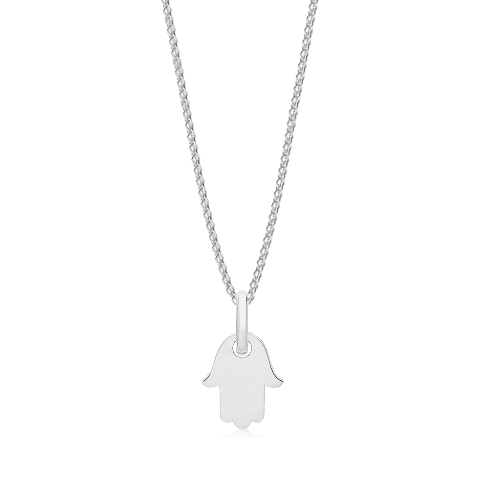 plain metal hamsa pendant