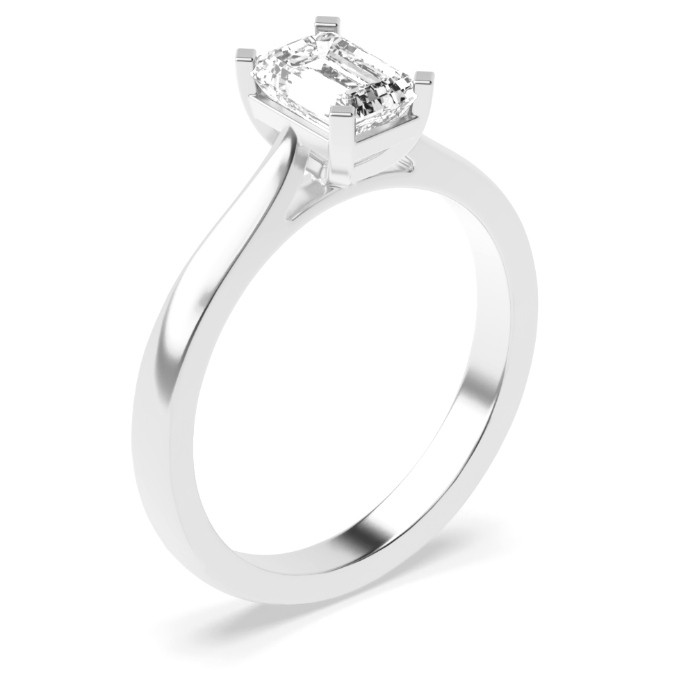 Classic Radiant Shape Diamond Engagement Ring