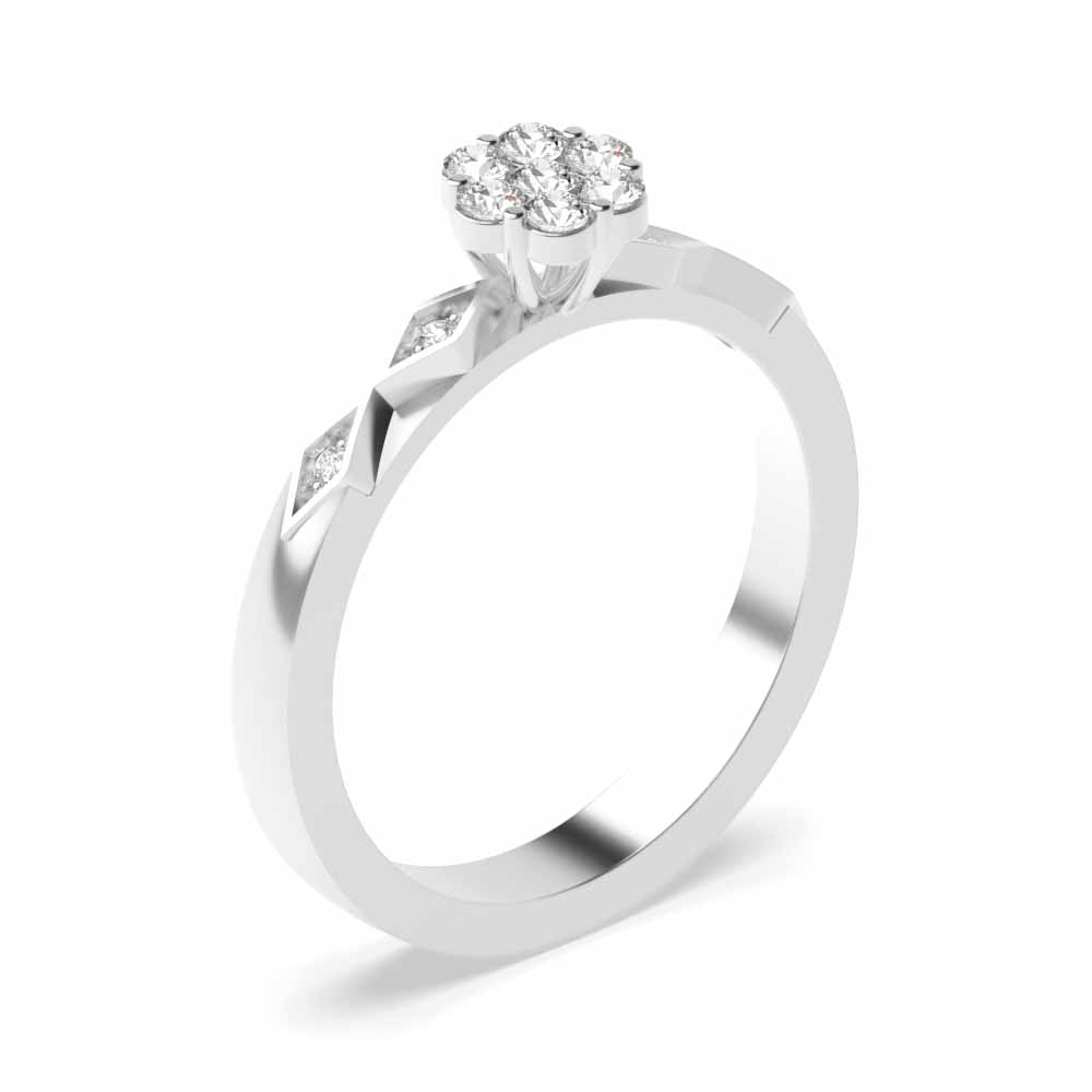 White Gold Engagement