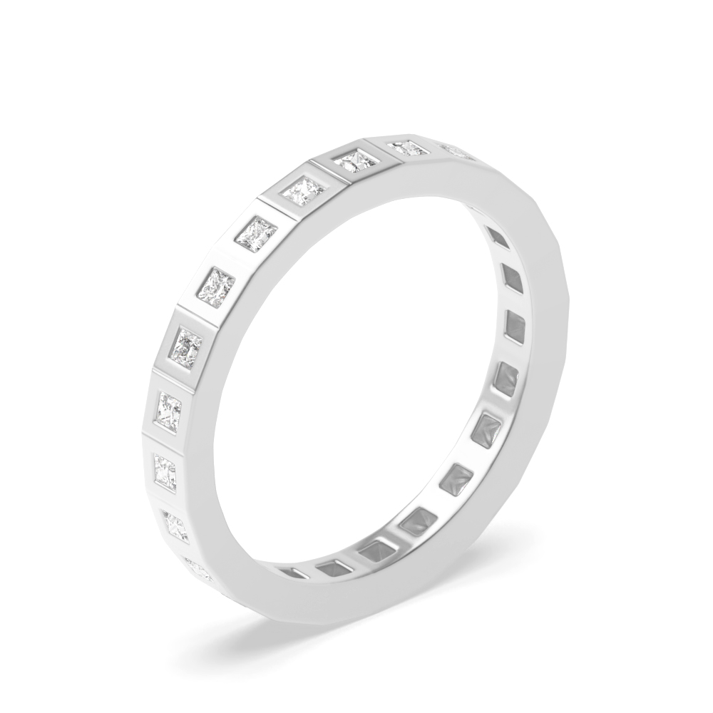 full eternity princess diamond ring