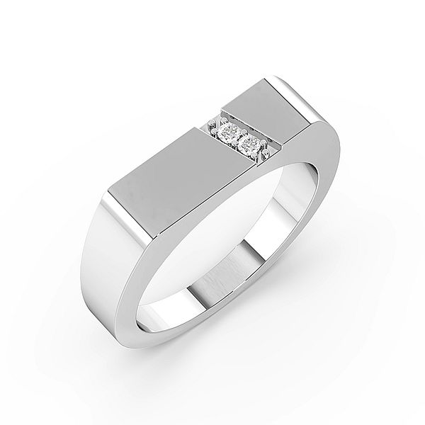 Round Two Diamond Mens Ring (5.0mm)
