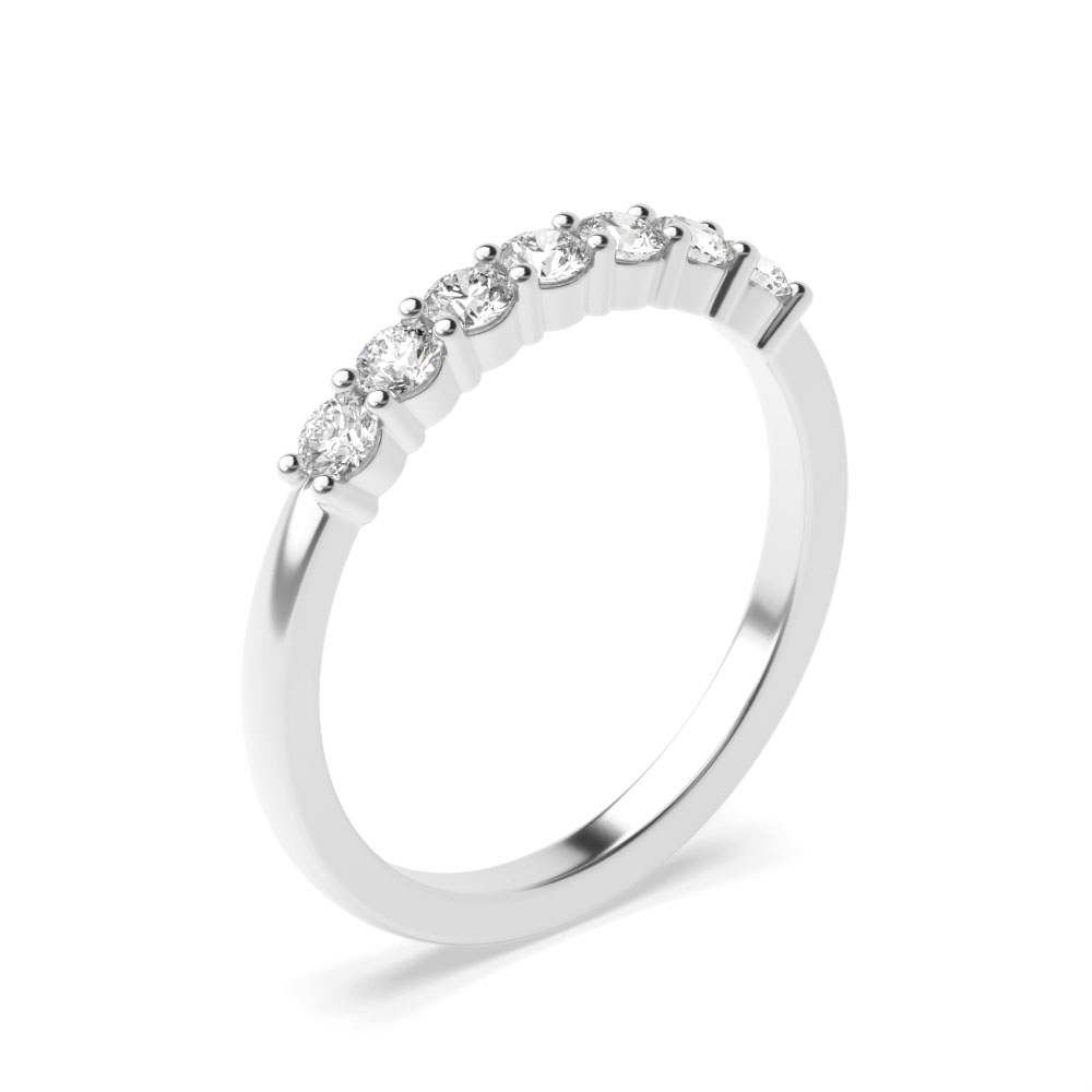 Buy 7 Stone Setting Round Diamond Ring London - Abelini