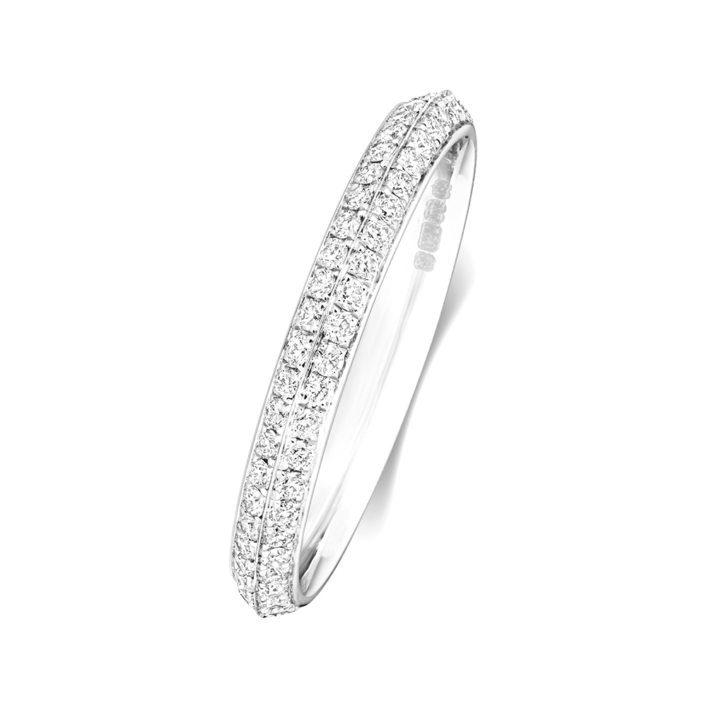 prong setting round diamond full eternity ring