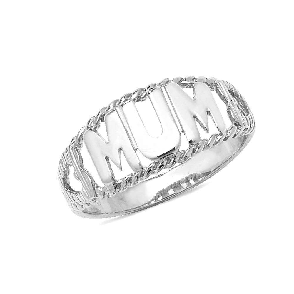 plain metal ladies mum ring